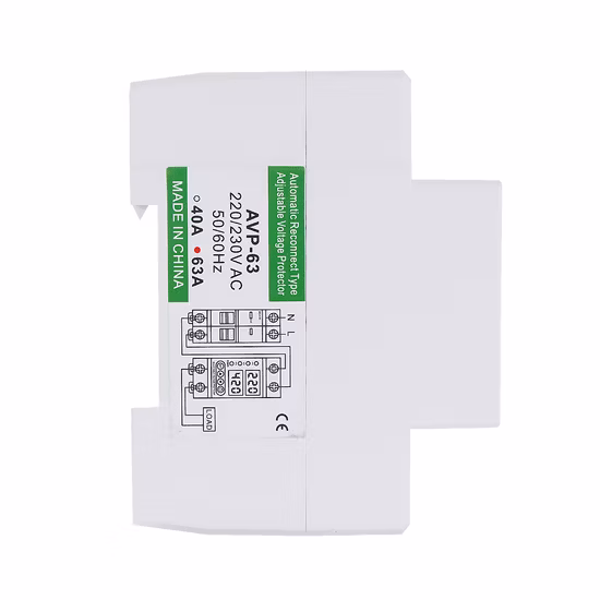 1-40А 1-63А Регулируемая автоматическая защита от перенапряжения и тока