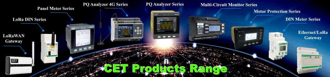 PMC-220 DIN Rail Class 0.5 Self-Powered Single-Phase 63A Direct Input Multifunction Meter for Electricity kWh Power Energy Measurements