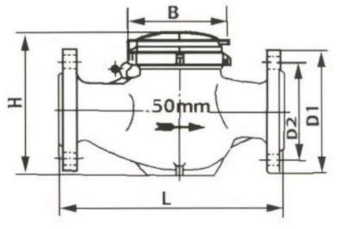 DN15mm	Multiple Flow Water Meter (COLD WATER) 1/2