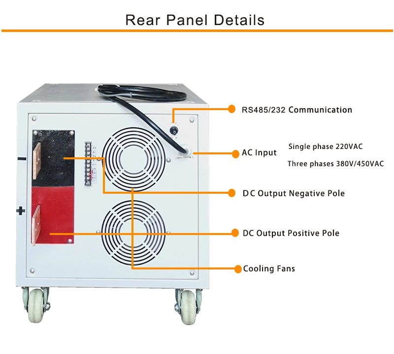 High Frequency Switch Mode Power Supply 12V 1000A Electroplating Rectifier