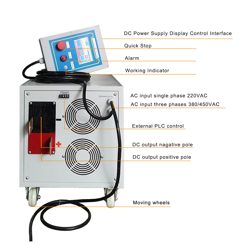 High Frequency Switch Mode Power Supply 12V 1000A Electroplating Rectifier